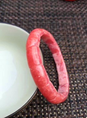 天然阿根廷颜色红润生日礼品手镯