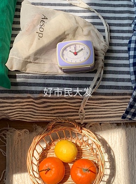 好市民大发 复古vintage风韩式卧室简约款闹钟电子时钟大音量ins