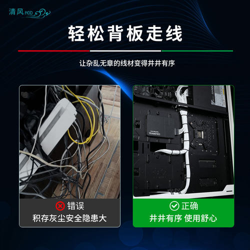 电脑机箱背板理线套餐排线走线固定夹行车记录仪走线固定器套餐B - 图1