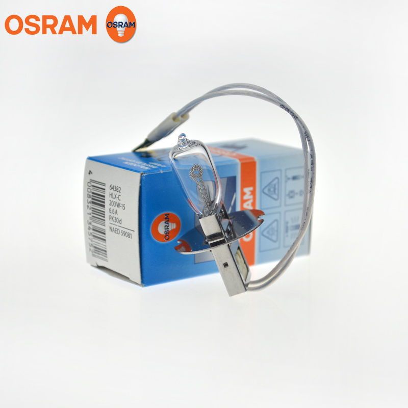 OSRAM欧司朗64382HLX-C 200W-15 6.6A PK30d机场跑道航空障碍灯泡-图1