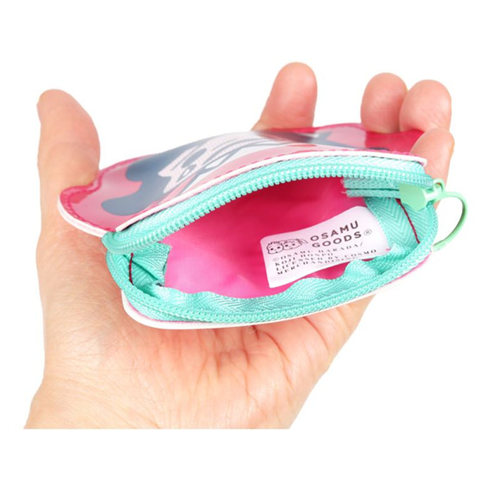特价OSAMU日本原田治漆皮零钱卡套包可爱卡通女孩耳机口红收纳包-图2