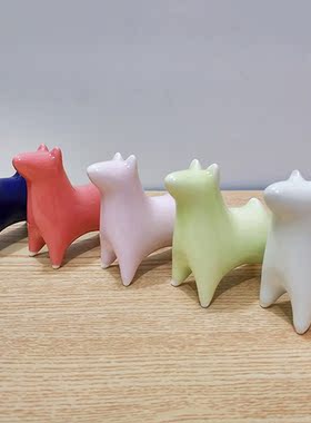 景德镇陶瓷生肖狗 可爱小狗 中华田园犬柴犬旺财犬 茶宠萌宠摆件