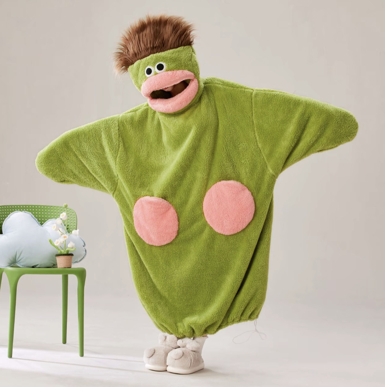 【连帽超长】秋冬外穿加绒加厚宽松大睡袍睡裙睡衣保暖长款小丑鱼,淘宝优惠券,粉丝福利购,淘宝优惠卷