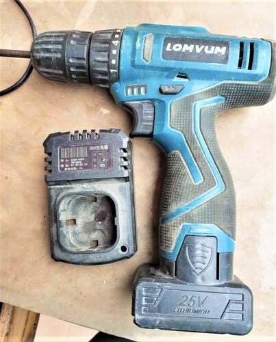 lomvum 龙韵 锂电钻手电钻 25V 电动螺丝刀 充电器 电源 电池座充 - 图2
