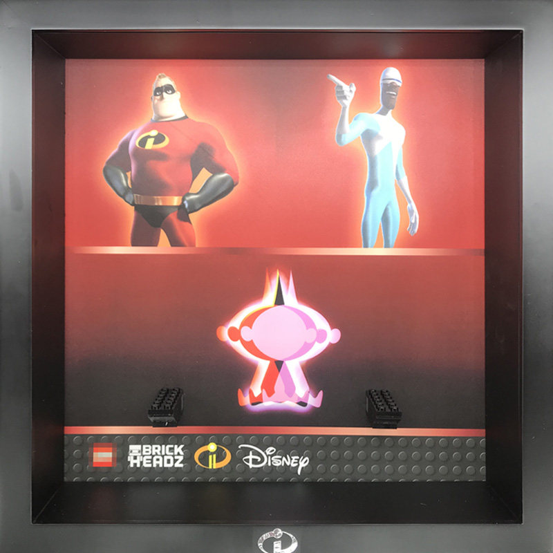 创意收纳实木相框适乐高超人总动员41613超能先生酷冰侠大方头仔,淘宝优惠券,粉丝福利购,淘宝优惠卷