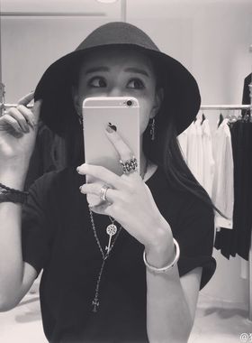 GD十字架男女小众新潮伸缩项链