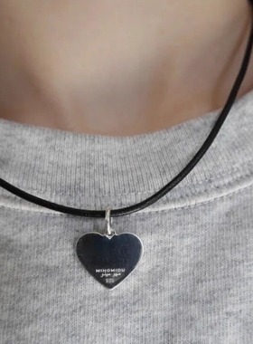 爱心项链mihomidu925银·