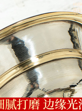 铜制摆件中式客厅手工捶打