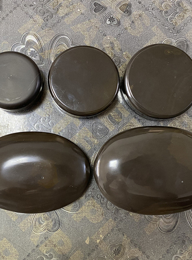 泗滨天然玄黄砭石热敷能量石 SPA水疗按摩石热疗推背 多型号可选