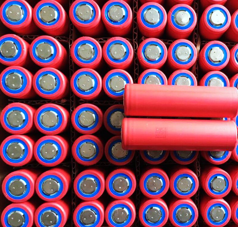 拆机原装三洋18650GA BL BF ZM2充电锂电池3500毫安3.7V强光手电 - 图0