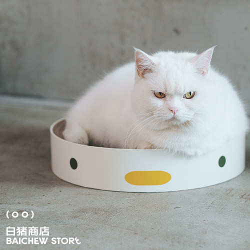 白猪商店 小鸡家族 Purroom猫抓板猫窝猫咪猫爪板猫玩具猫抓柱 - 图1
