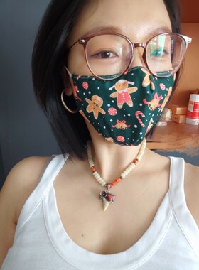 鲨鱼牙齿骆驼骨银镶嵌
