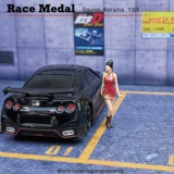 RM Модель 1:64 манит элегантный темперамент Cheongsam Женская 3D Micro -Shrishing Model.