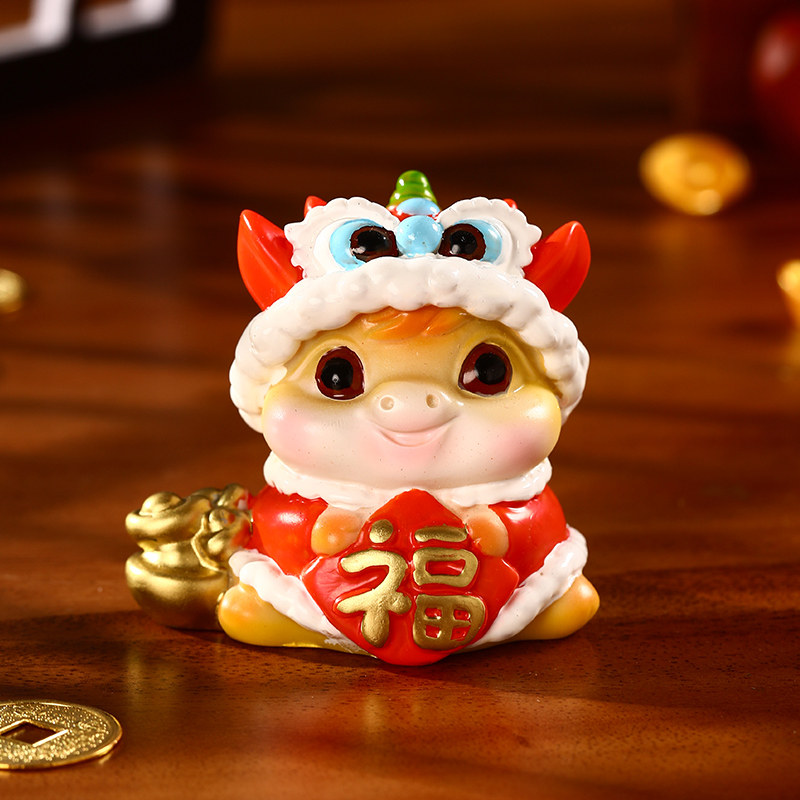 马年生肖吉祥物桌面摆件客厅玄关电视柜办公室装饰品乔迁新居礼物,淘宝优惠券,粉丝福利购,淘宝优惠卷