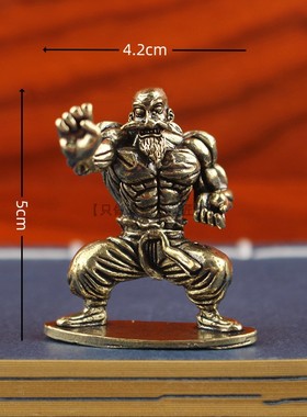 纯黄铜气功龟仙人工艺品装饰摆件