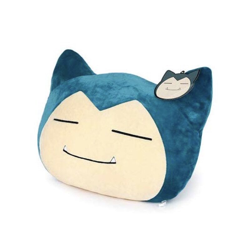 日本pokemon宝可梦神奇宝贝周边正版卡比兽抱枕靠垫靠枕毛绒玩具