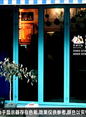 维修店玻璃门透明橱窗文字贴纸