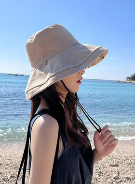 帽子女夏季大檐防晒遮脸遮阳帽