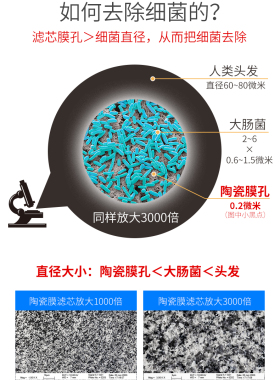 龙头款净水器除氯阻垢滤芯