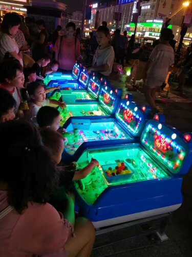 豪华款大炮鳄鱼打浙娃乐园庙会广场夜市摆地摊位儿童弹珠球游戏机 - 图3