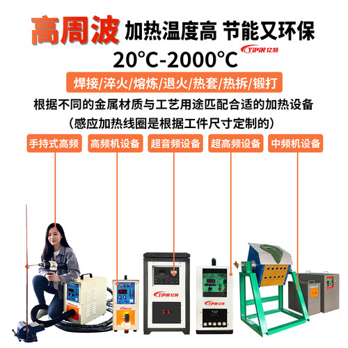 高频感应加热机中频感应加热熔炼炉锻造超音频电磁加热机锻打设备 - 图2