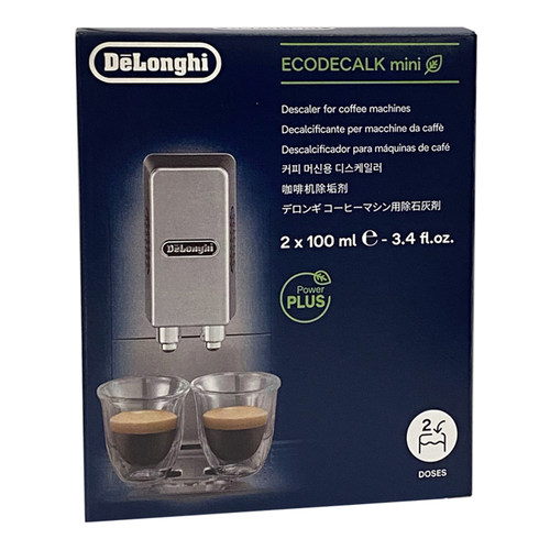 delonghi/德龙 全自动咖啡机除垢剂 清洗剂清洁保养液100ml*2 - 图0