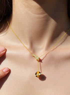 孙千同款星球日心说转运珠项链