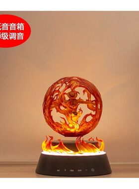 磁悬浮动漫手海贼王艾斯雕像蓝牙音箱书桌客厅卧室ACE音箱摆件