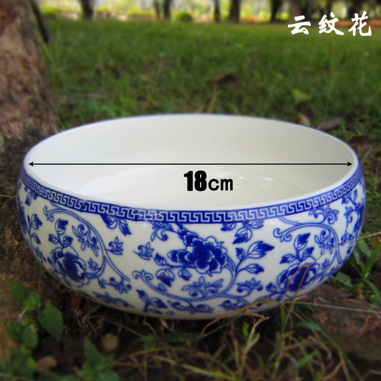 漳州水仙花盆景德镇陶瓷盆铜钱草睡碗莲无孔水养水培专用大号多肉,淘宝优惠券,粉丝福利购,淘宝优惠卷