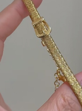 S925意大利皮带扣绕丝手链百搭