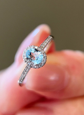 925银美码6号莫桑石饰品满钻小众