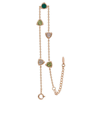 日本VA同款S925银绿玉髓手链女