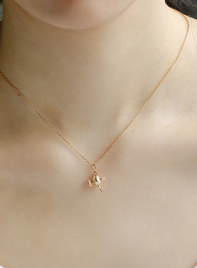 ins风925银镀金阿拉丁神灯吊坠