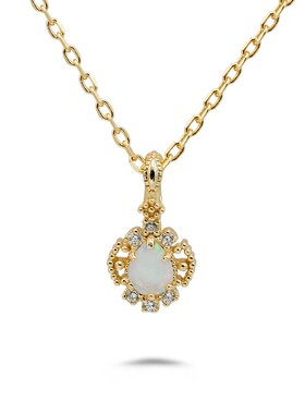 猫女珠宝S925镀金澳洲澳宝项链