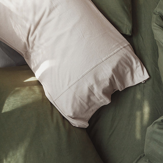 天竺棉纯棉枕套一对装双人情侣全棉针织枕头套48*74cm枕芯套枕皮