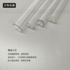 Plastic tip dropper glass straw capped dropper