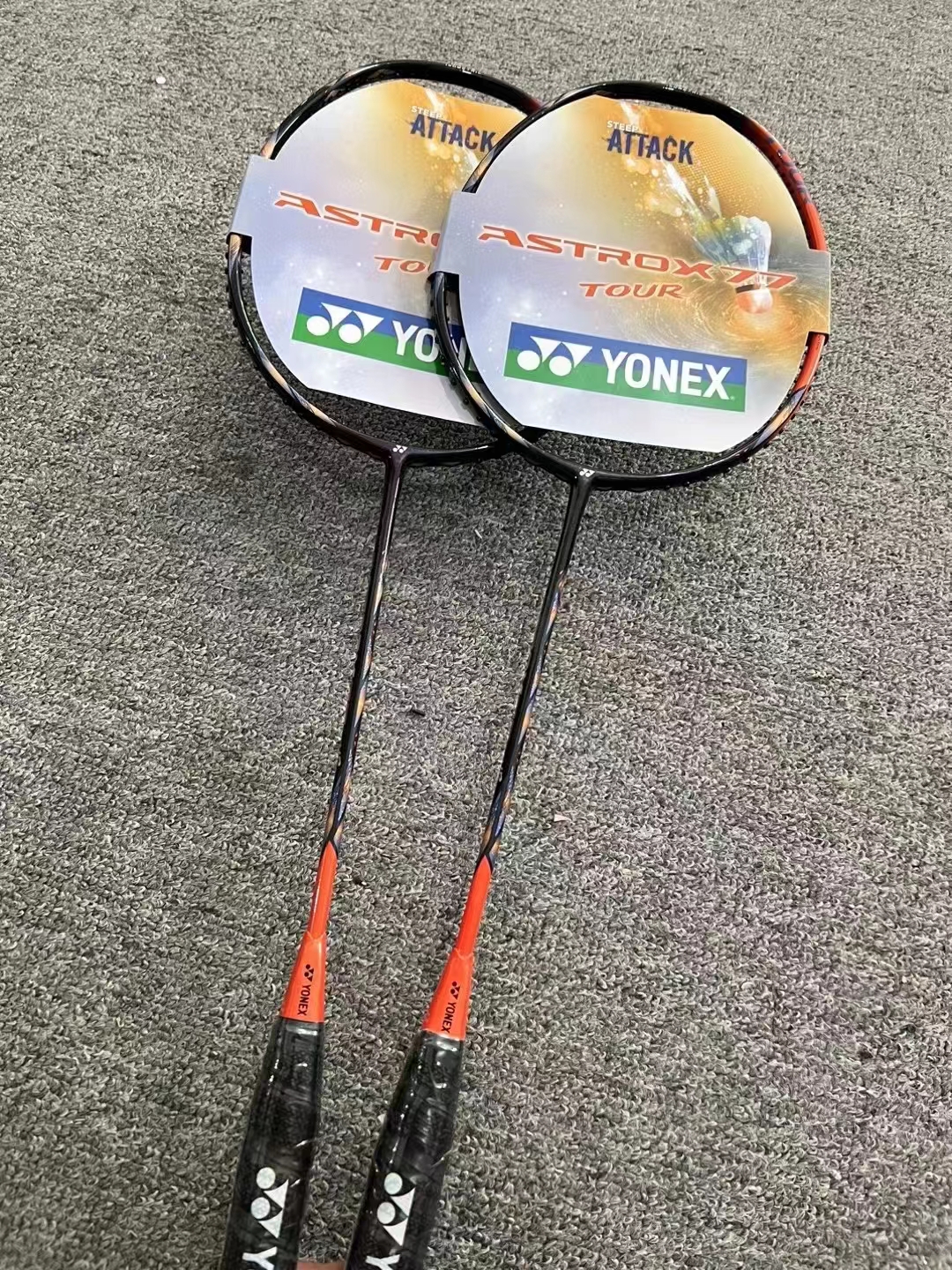 YONEX尤尼克斯AX77TOUR AX77TEX进攻型羽毛球拍 台湾产CH版 - 图1