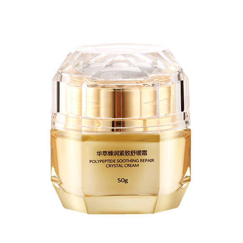 蜂妃化妆品正品华萃蜂润紧致舒缓霜50g 面霜保湿滋润防细纹抗皱 - 图3