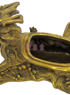 纯铜质龙龟带盖加藏开盖掀盖摆件