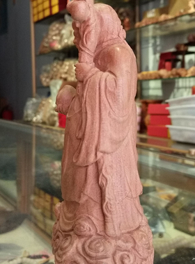 肥城桃木南极仙翁寿星佛像