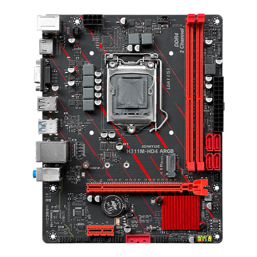 精粤H311主板cpu套装1151针支持6789代i3 9100F i5 9400F E3 V5 - 图0