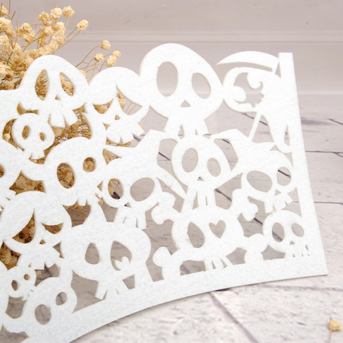 针刺棉无纺布不织布毛毡布激光切割定制文字字母数字几何图案切割 - 图1