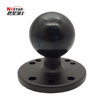 N-STAR Universal Fixed Ball Head 1 5 Inch Industrial Tablet Base Farm Machinery Equipment Bracket Aluminum Alloy