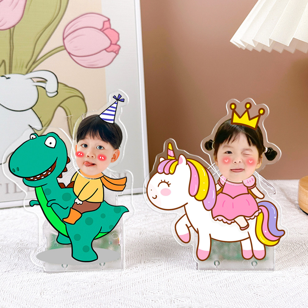 创意桌面摇头摆件定制小人头像照片DIY太阳能车载自动摇一摇装饰,淘宝优惠券,粉丝福利购,淘宝优惠卷