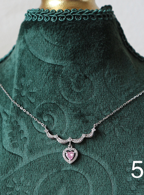 轻奢高品质气质日常百搭通勤甜美925通体银精致项链带证书