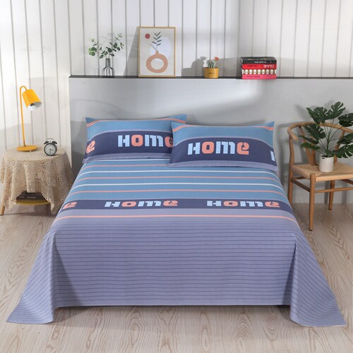 加厚防滑老粗布床单四季纯棉100全棉加密双人大尺寸炕单被单山东 - 图0