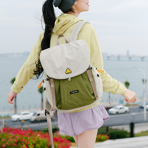 ACROSS日系通勤双肩包女大容量出行书包旅行防水轻便户外背包电脑 - 图0