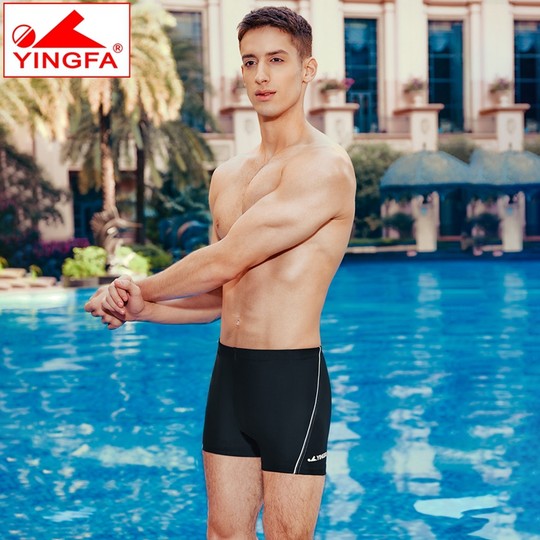 Professional swimming trunks British hair boxer large size