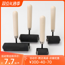Wire Beautifully Black Version Drawing Rubber Roller 1 5 Inch 3 Inch 4 Inch 6 Inch 8 Inch Rubber Roller Ink Special Tool Suit