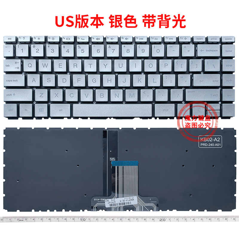 HP惠普14S-DK/DF 14-CE/CK/CD/CS/CY/CF/CM/DG TPN-I131键盘14T/Q-图3